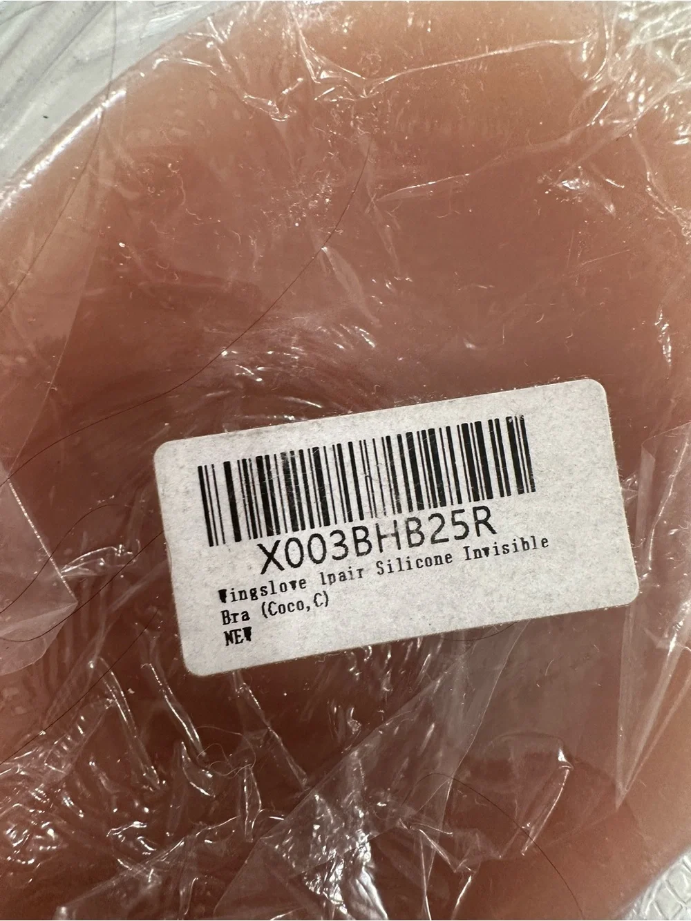 Adhesive Strapless Silicone Bra Cups - Nude Tone